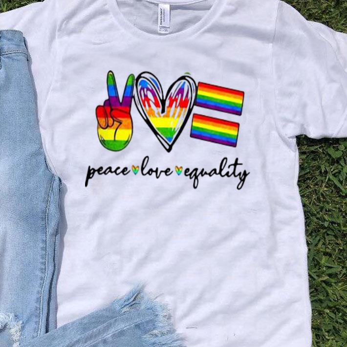 Peace Love Equality LGBT shirt 9