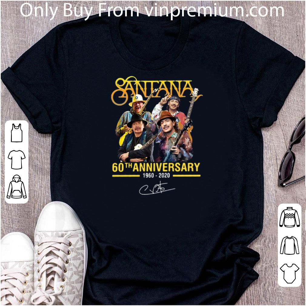 Great Santana 60th Anniversary 1960-2020 Signature shirt 7