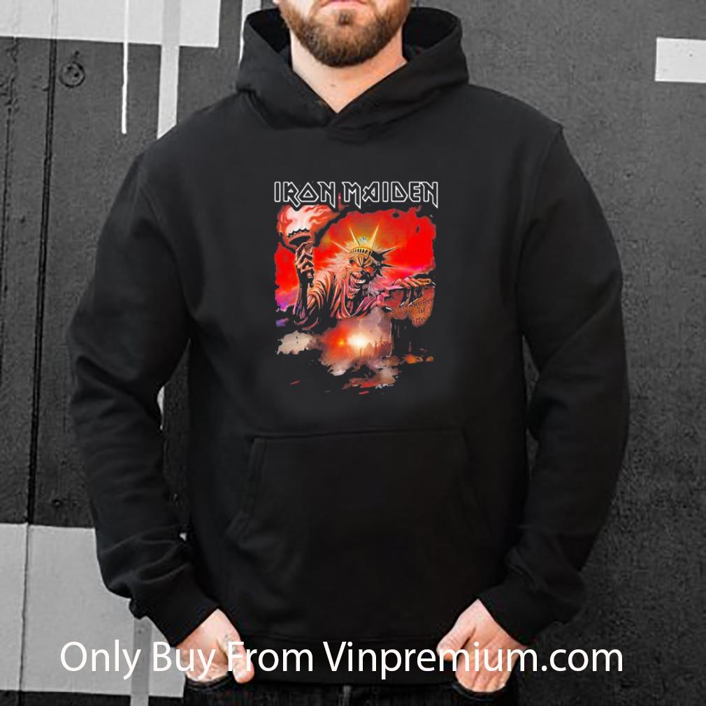 Hot Iron Maiden Band Eddie The Statue Of Liberty shirt