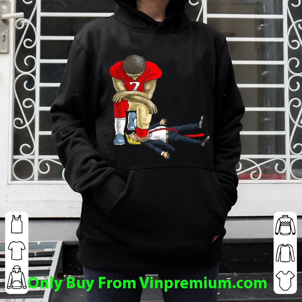 Official Colin Kaepernick Kneeling On Trump shirt