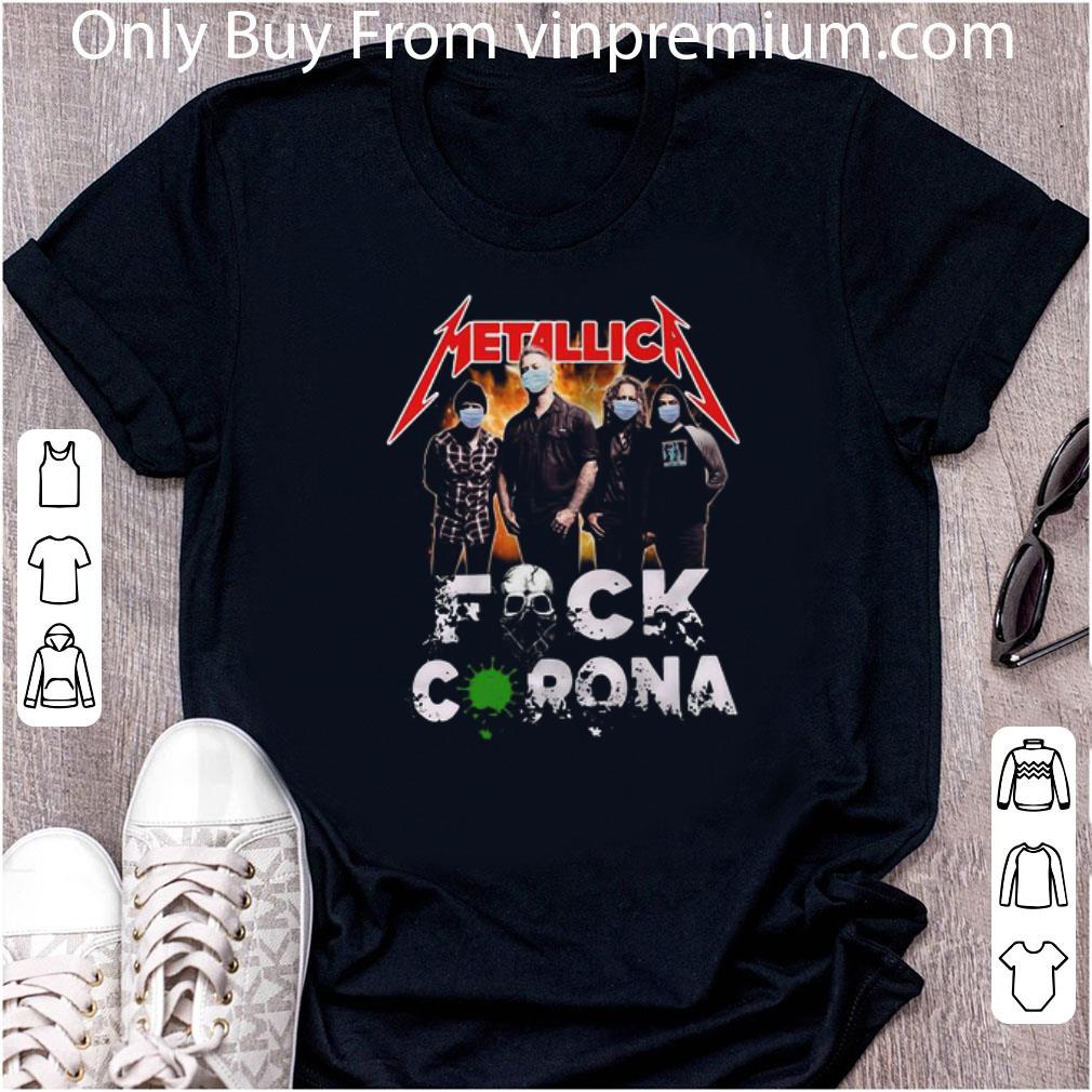 Top Metallica Mask Fuck Corona Virus Covid-19 shirt 7