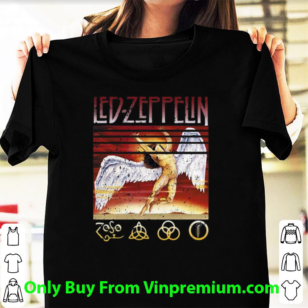 Awesome Led Zeppelin Swan Song Symbols shirt 7
