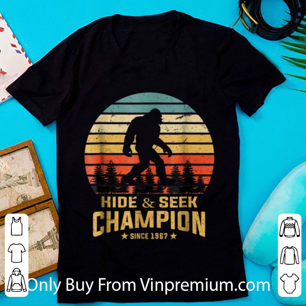 Official Hide and Seek World Champion Bigfoot Vintage shirt 7