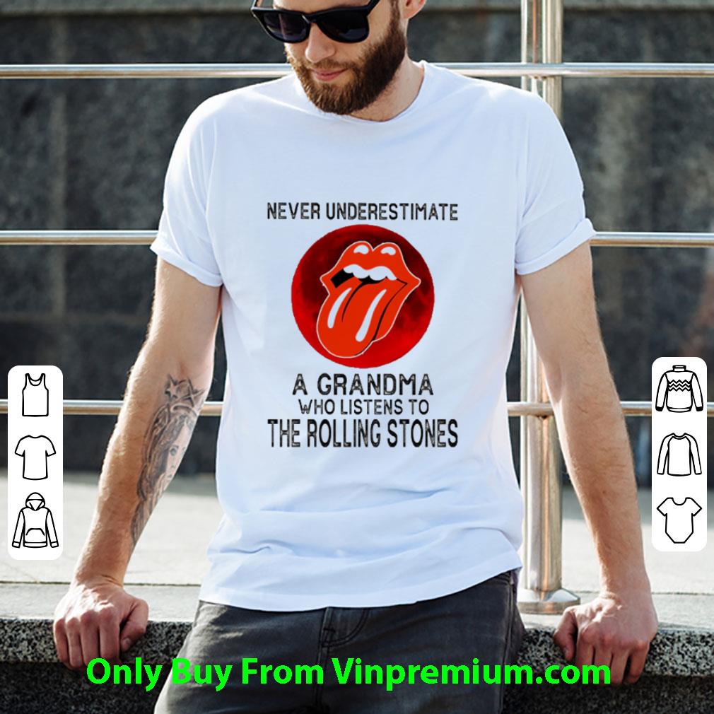 Top Sunset Never Underestimate A Grandma Who Listens To The Rolling Stones shirt 2 Top Sunset Never Underestimate A Grandma Who Listens To The Rolling Stones shirt 2
