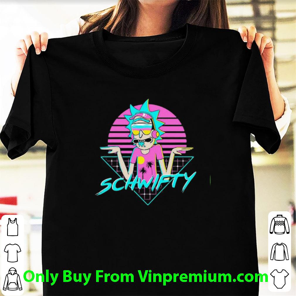 Top Rick Sanchez Dj Schwifty Retro shirt 6
