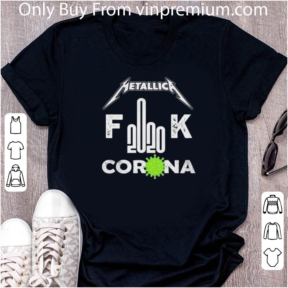 Hot Metallica 2020 Fuck Coronavirus shirt 6