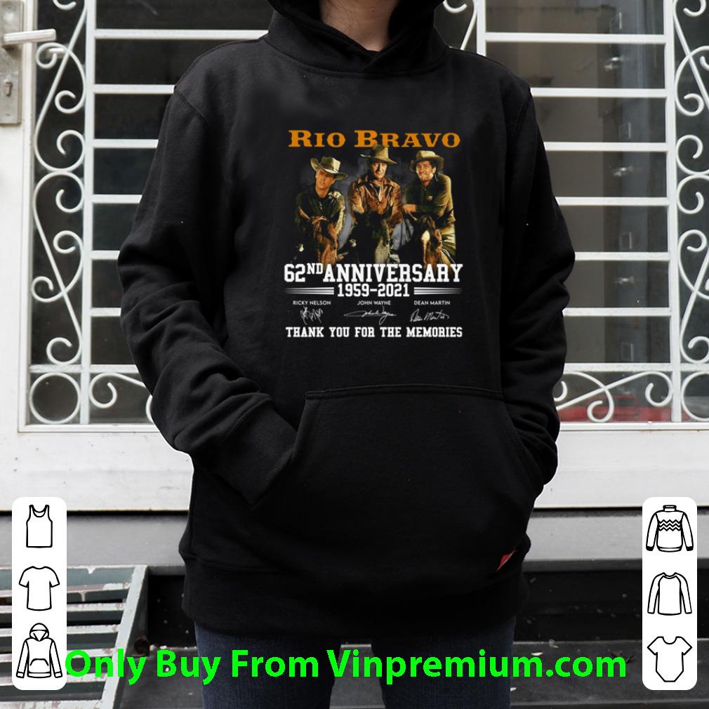 Awesome Rio Bravo 62 Anniversary 1959-2021 Signatures shirt 10 Awesome Rio Bravo 62 Anniversary 1959-2021 Signatures shirt