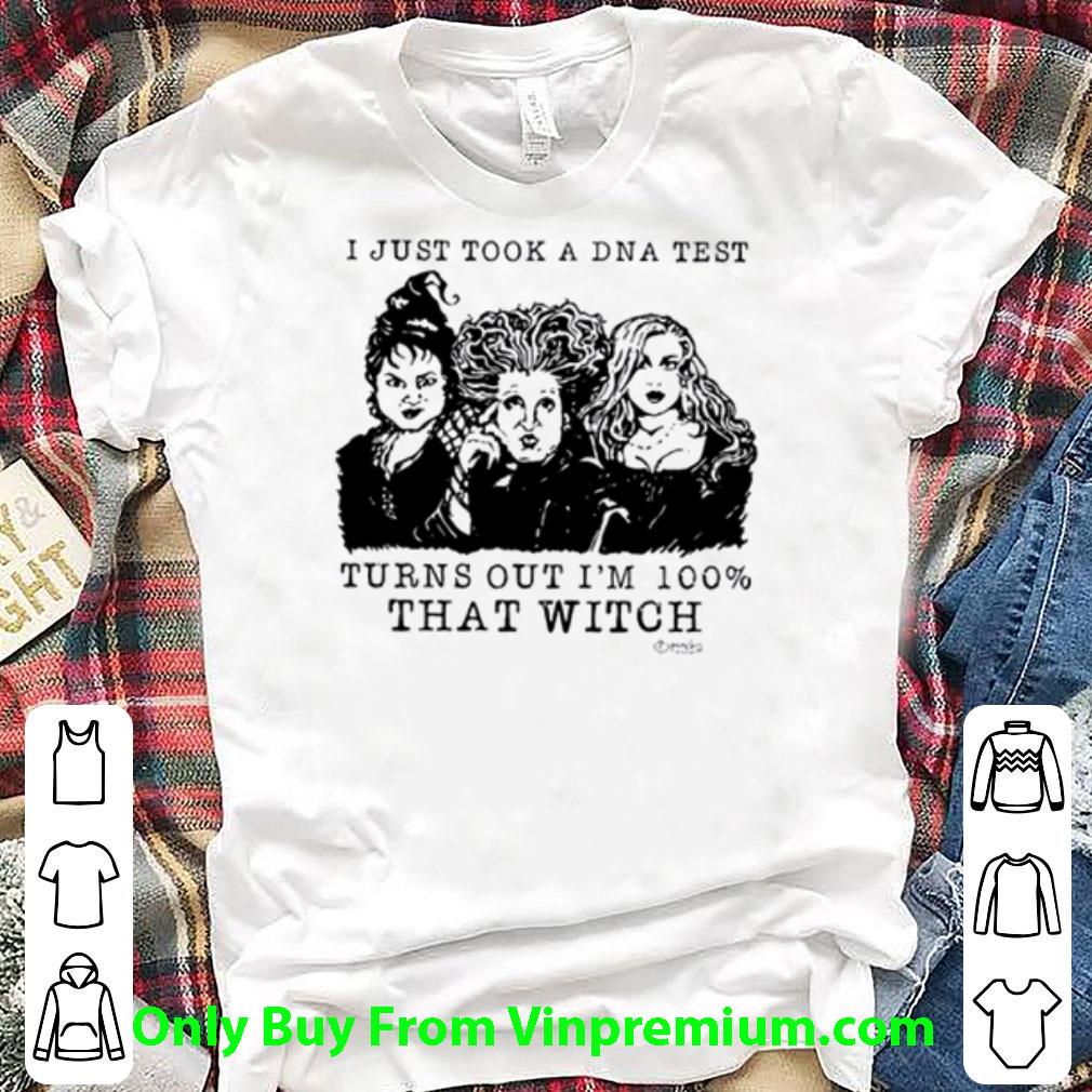 Top Hocus Pocus I Just Took A Dna Test Turns Out I’m 100% That Witch shirt 6