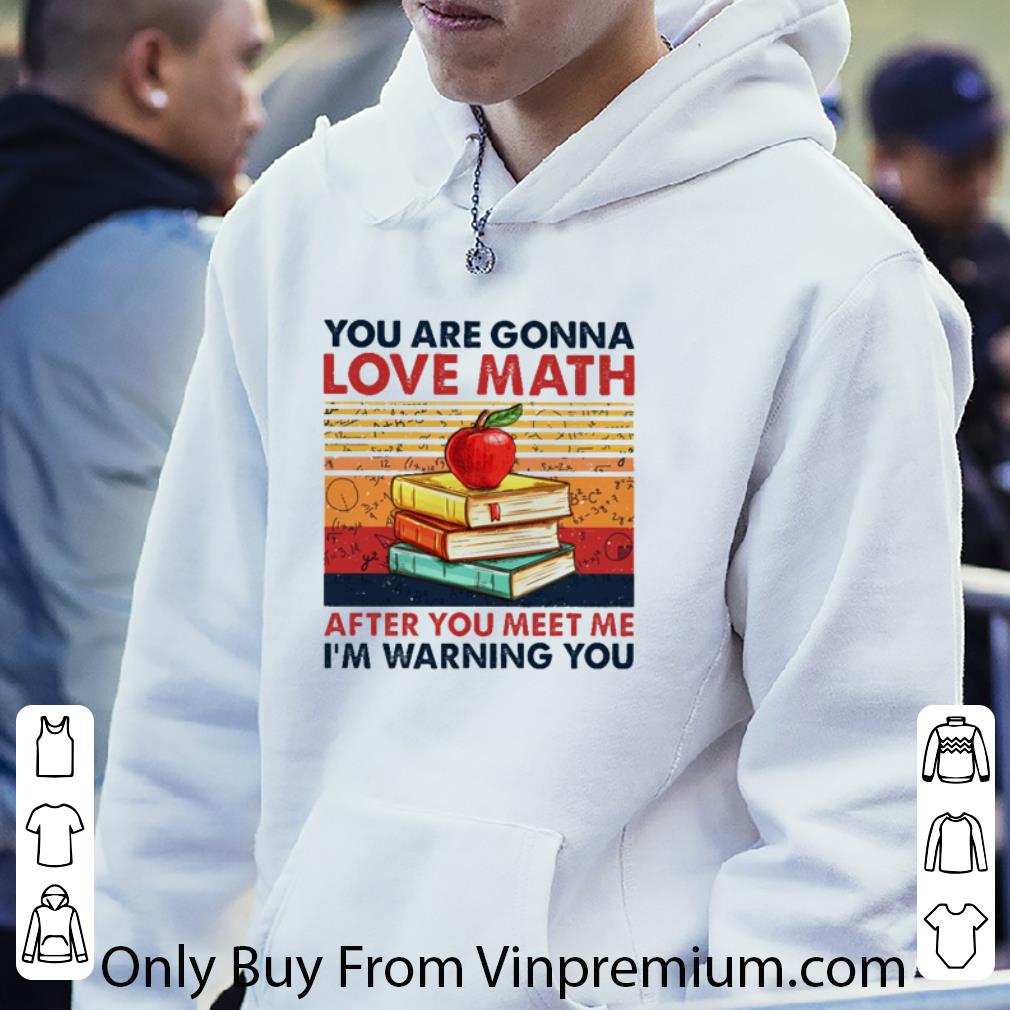 Official Vintage You Are Gonna Love Math After You Meet Me Teacher Day shirt