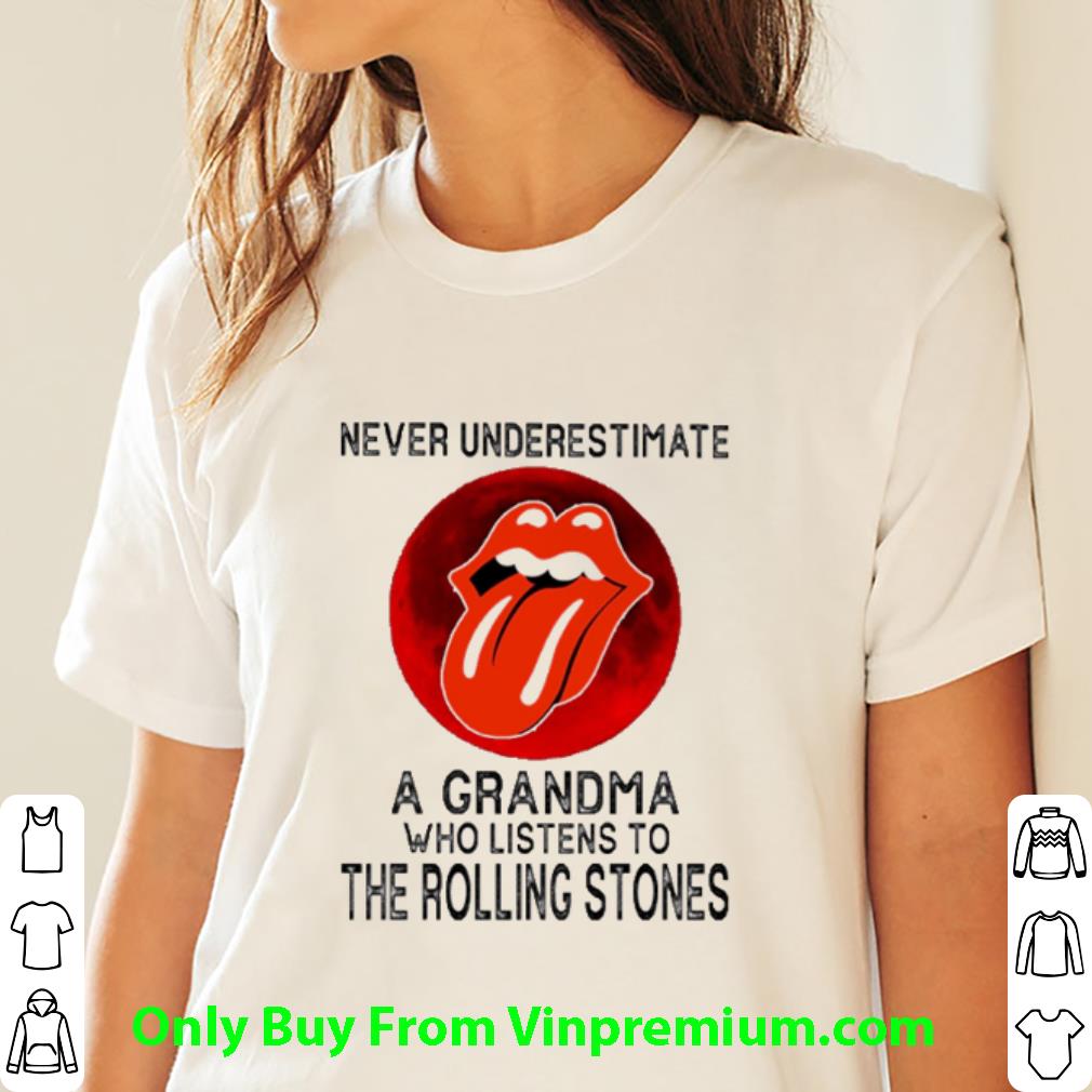 Top Sunset Never Underestimate A Grandma Who Listens To The Rolling Stones shirt 3 Top Sunset Never Underestimate A Grandma Who Listens To The Rolling Stones shirt 3