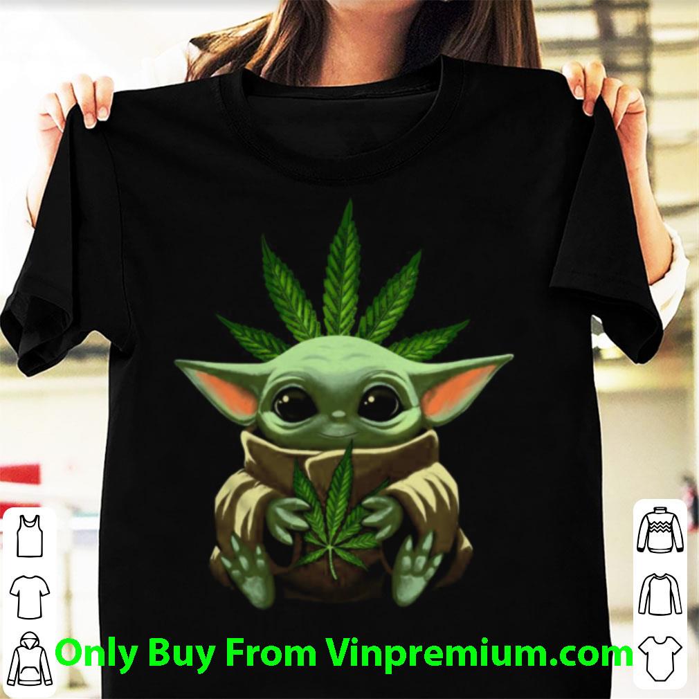 Original Baby Yoda Hug Marijuana shirt 7