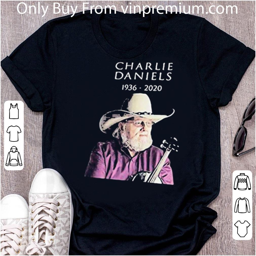 Official Charlie Daniels Playing Guitar 1936 2020 shirt 6