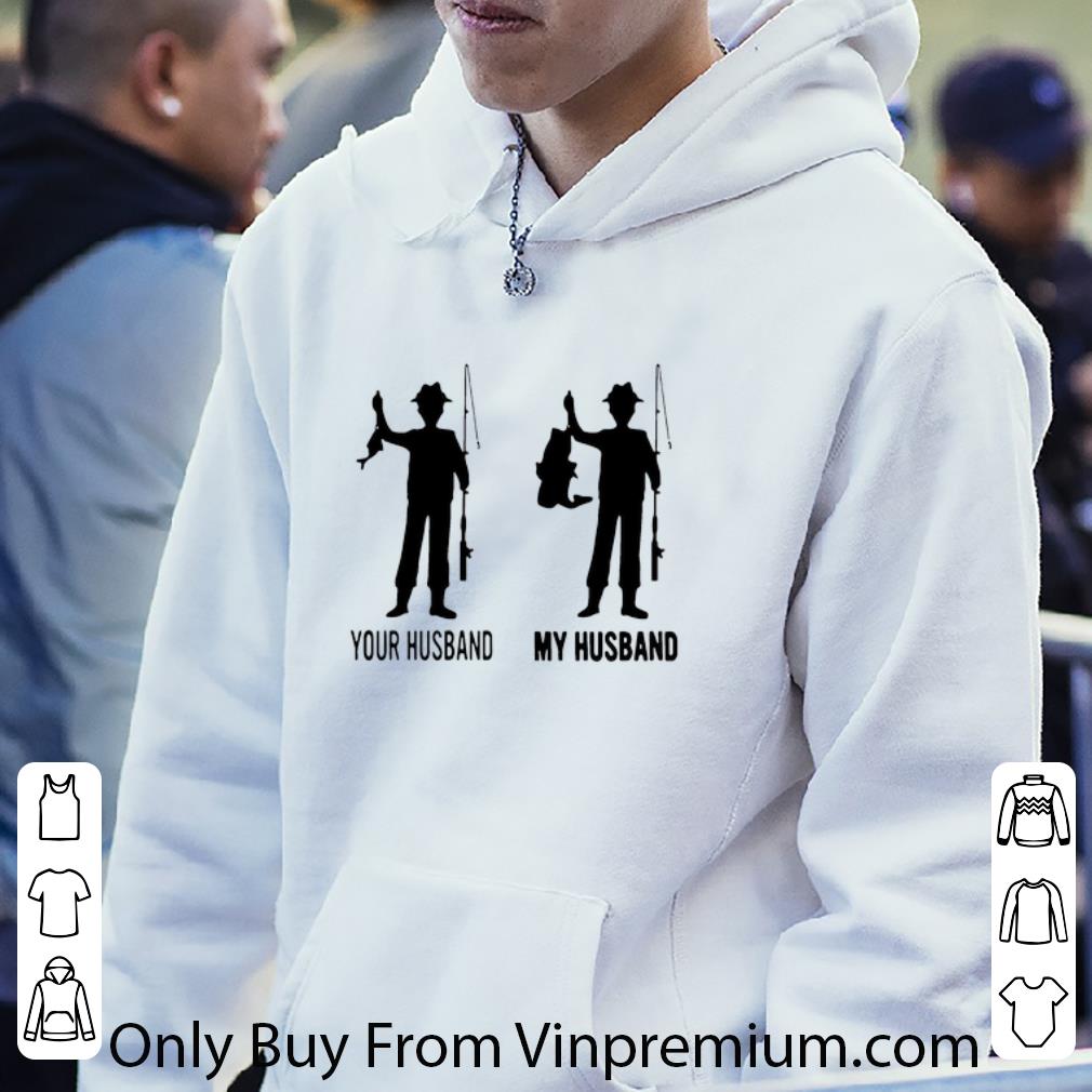 Top Your Husband My Husband Fishing Hook shirt