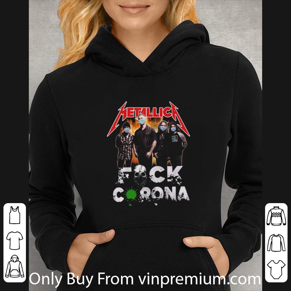 Top Metallica Mask Fuck Corona Virus Covid-19 shirt