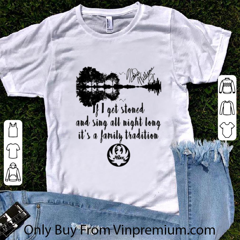 Awesome Guitar Lake Family Tradition Lyrics Hank Williams Jr. Signature shirt 6