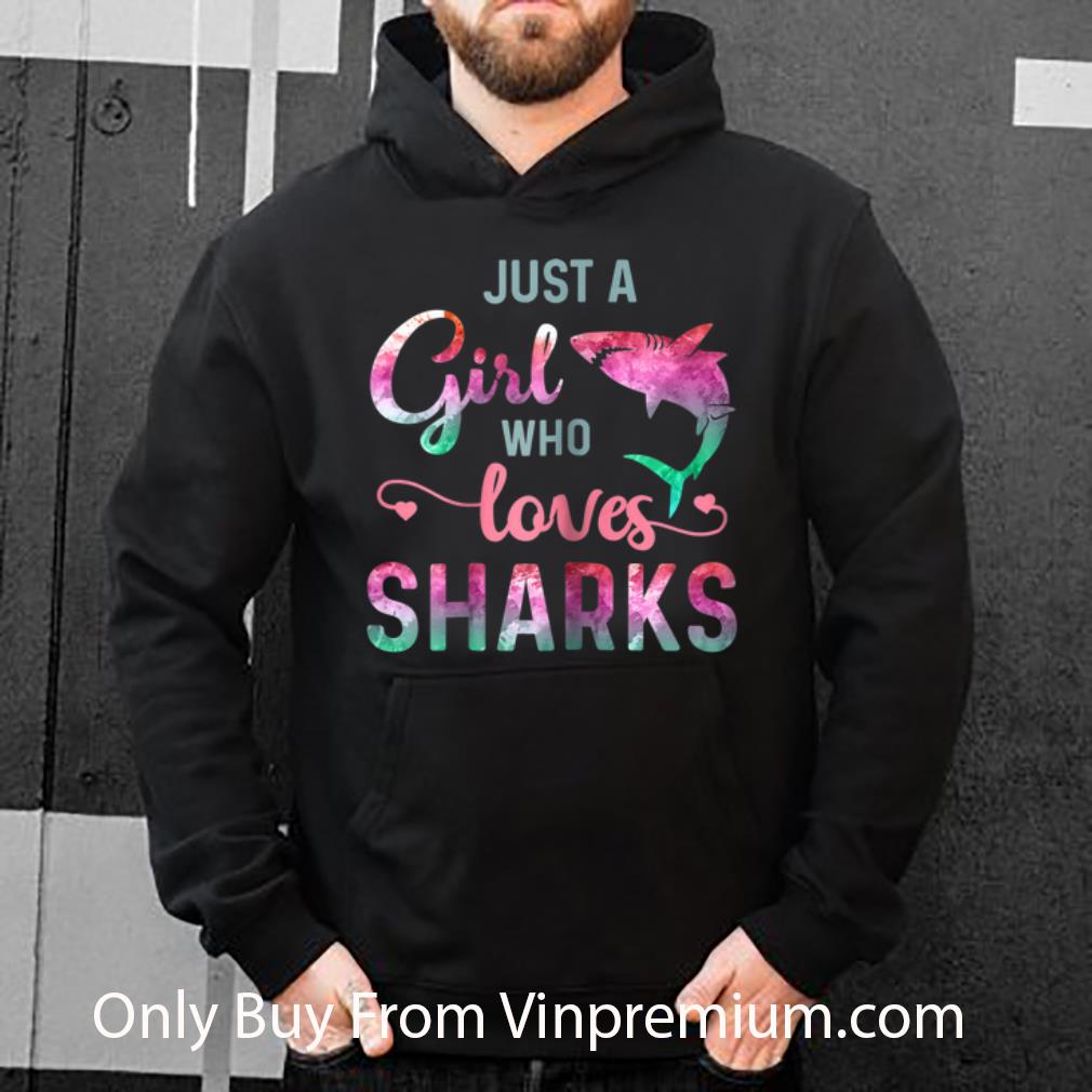 Premium Just A Girl Who Loves Shark shirt