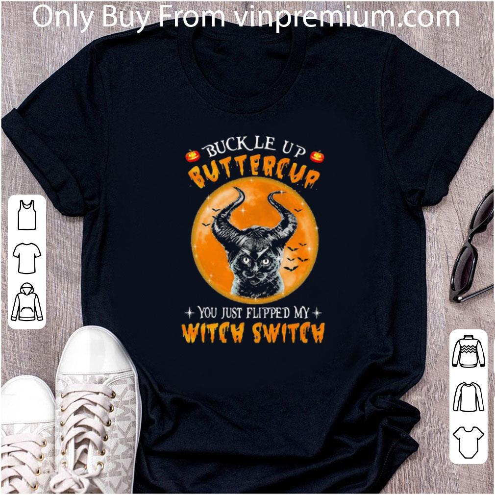 Original Buckle Up Buttercup You Just Flipped My Witch Switch Moon shirt 6