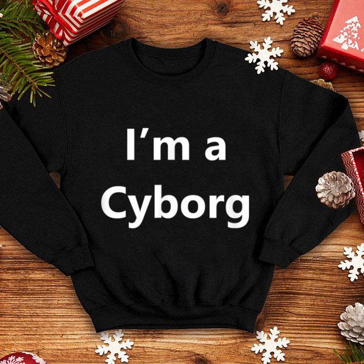 Original Funny Cyborg Halloween Costume Pretend Minute Lazy Easy Idea shirt