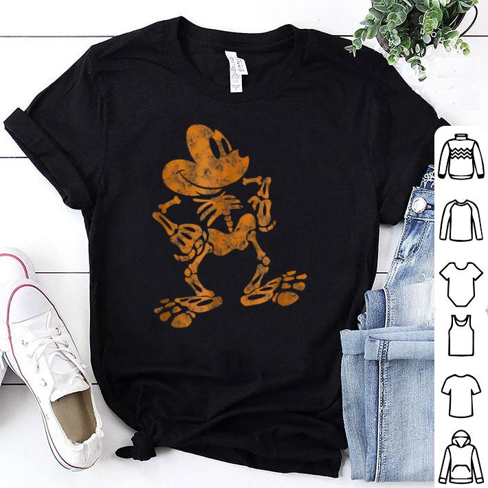 Top Disney Mickey Mouse Halloween Skeleton shirt 6