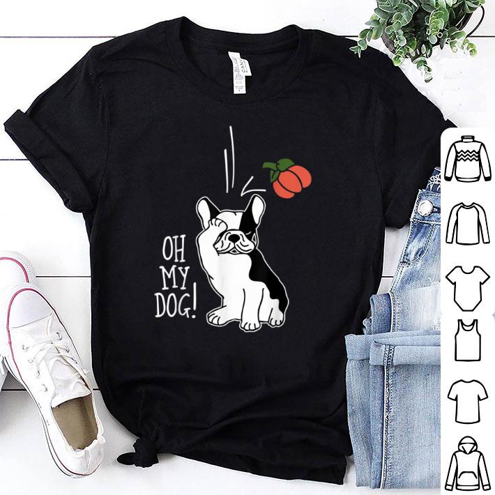 Awesome French Bulldog Halloween Pumpkin Costume shirt 6
