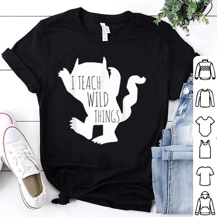 Pretty I Teach Wild Things Monster Funny Halloweens shirt 7
