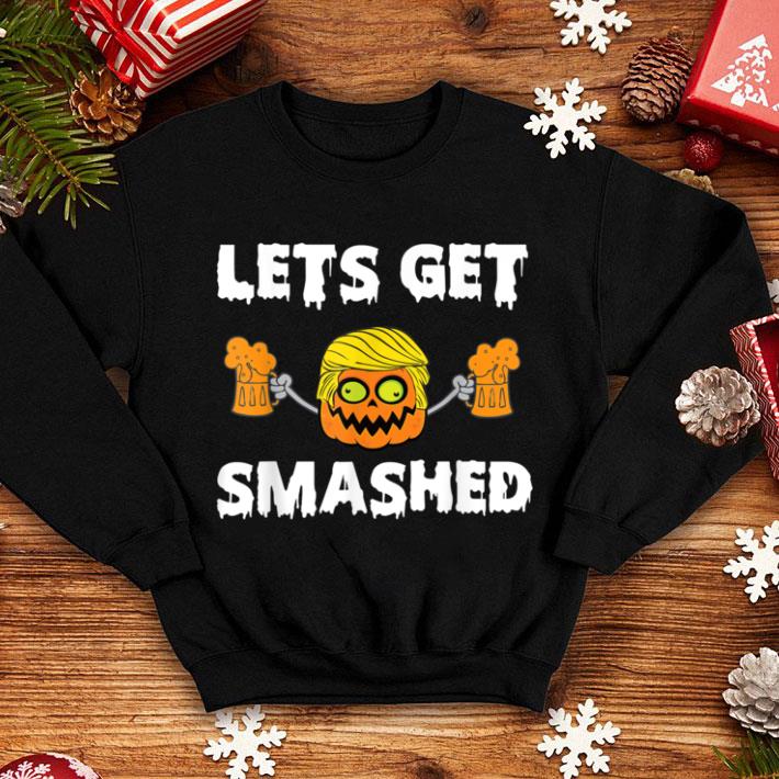 Original Let's Get Smashed Pumpkin Get Smashed Halloween shirt