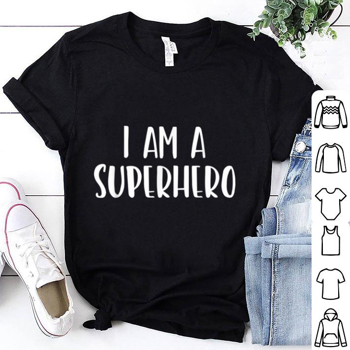 Great I Am A Superhero Costume Halloween I'm Lazy Easy Last Minute shirt 6