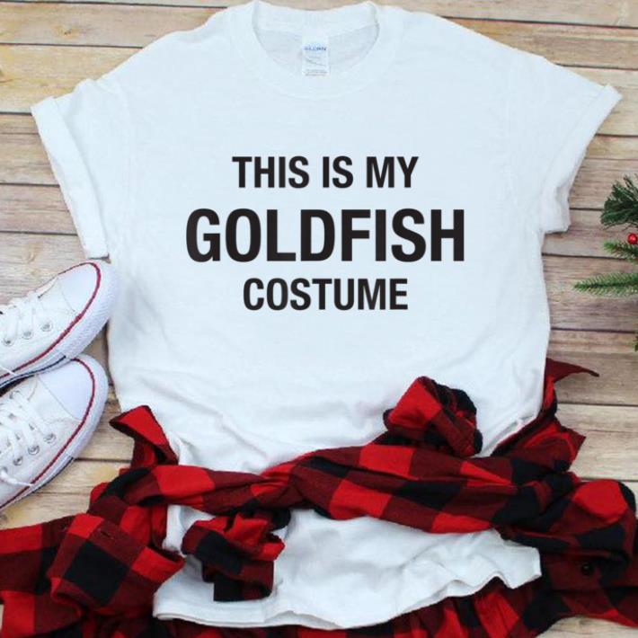 Premium Halloween My Goldfish Costume Orange Funny shirt 7