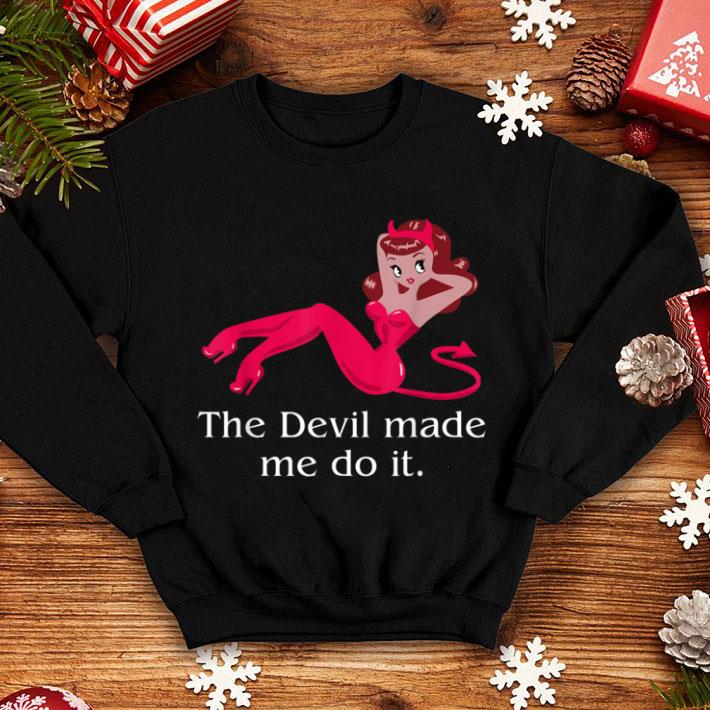 Official The Devil Made Me Do It Funny Halloween Costumes shirt 10 Official The Devil Made Me Do It Funny Halloween Costumes shirt