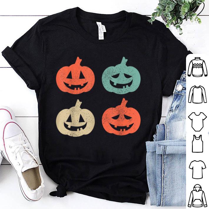 Original Vintage Pumpkins - Retro Funny Scary Lazy Halloween Costume shirt 7