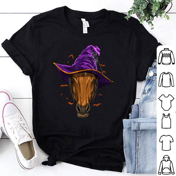 Nice Horse Witch Hat Funny Halloweens Horse Lover Whisperer shirt 7