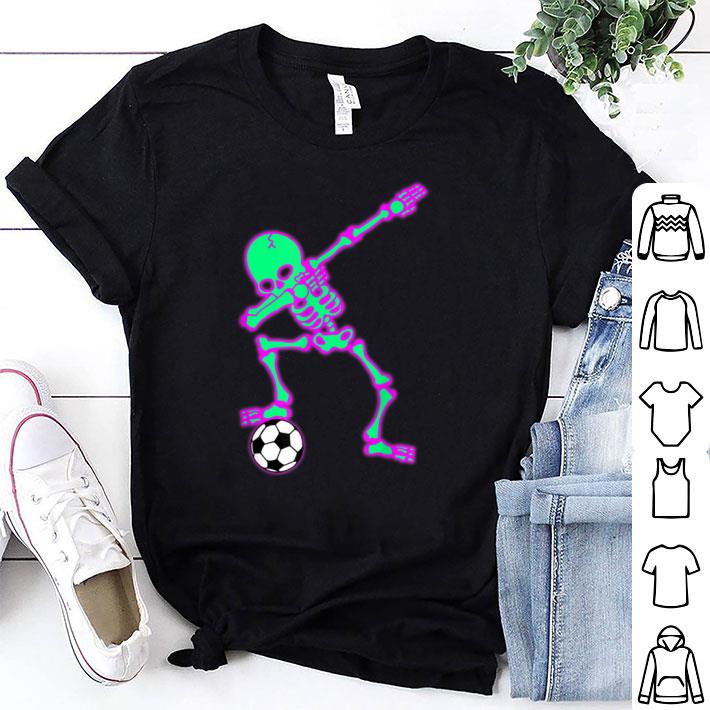Awesome Dabbing Skeleton Soccer, Halloween Dab, Kids shirt 7