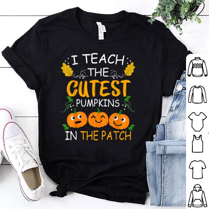 Official Halloween Pre-K Teacher Cutest Pumpkins shirt 7