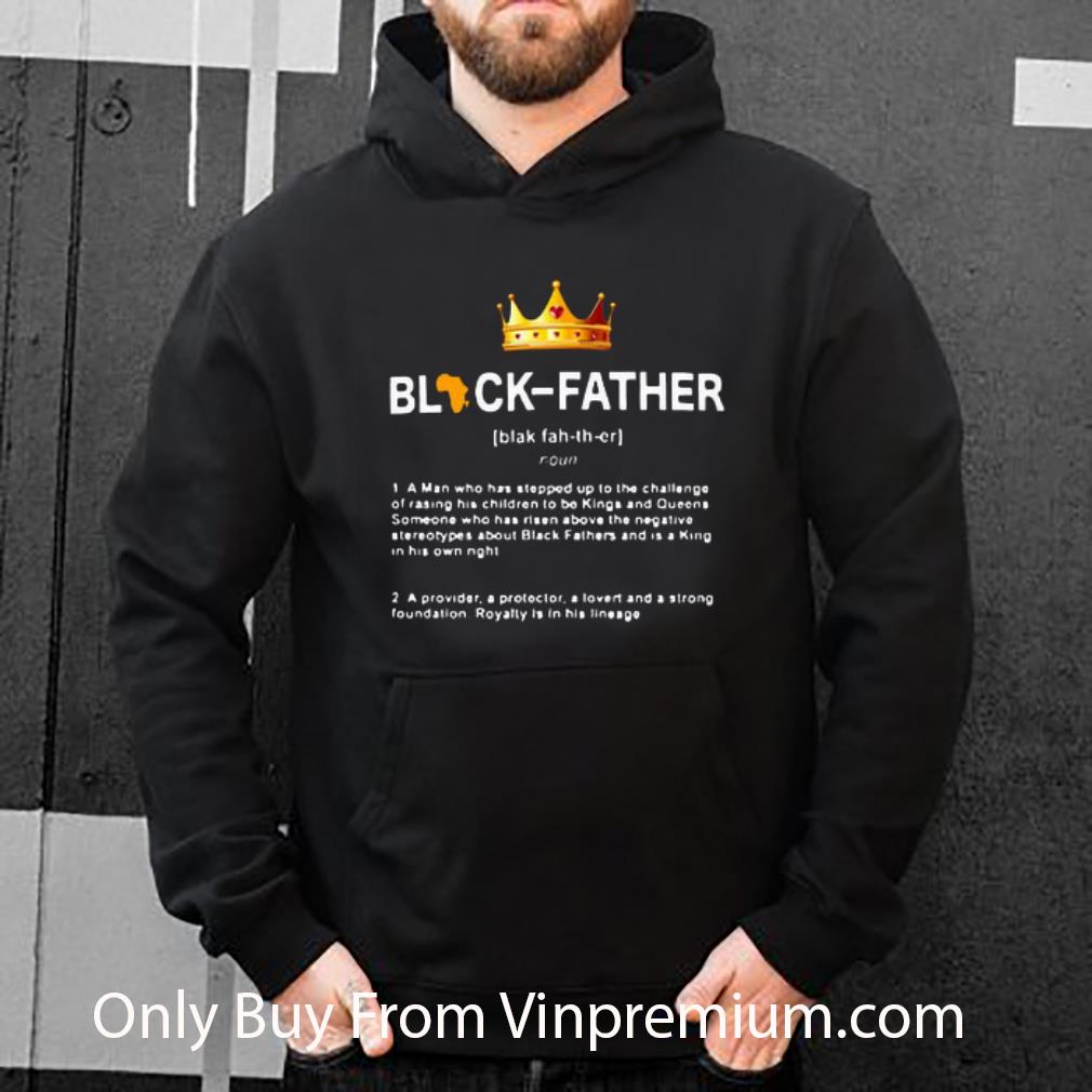 Top Black Panther Black Father Definition shirt