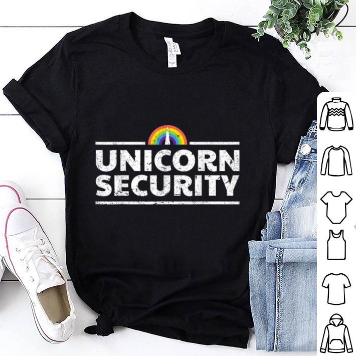 Original Unicorn Security Funny Cute Police Halloween Costume shirt 6