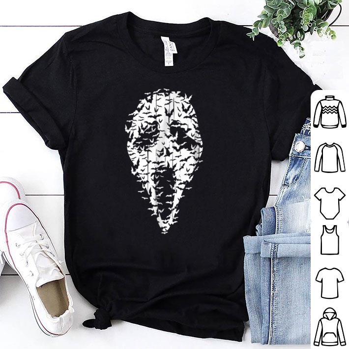 Awesome Horror Movie Scary Face Vintage Bats Halloween shirt 7