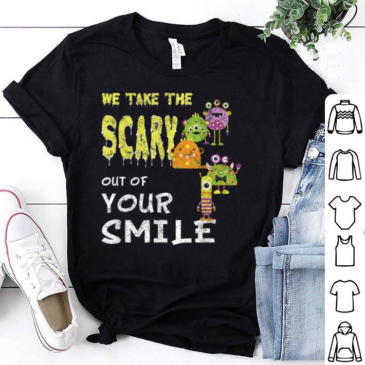 Hot Dentist Halloween Hygiene Orthodontist Cute Monsters shirt 7