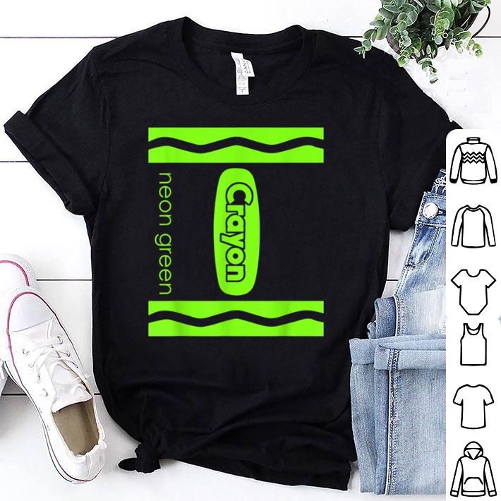 Hot Green Crayon Box Halloween Costume Couple Groups shirt 6