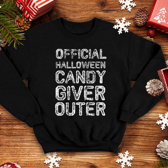 Awesome Official Halloween Candy Giver Outer - October 31 shirt