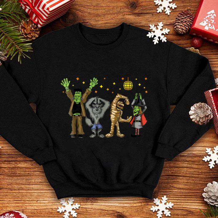 Hot Monster Mash Disco Dance Party Halloween Group shirt