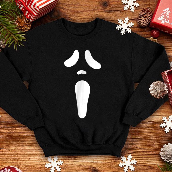 Top Ghostface Screaming Novelty Halloween Ghost Face shirt