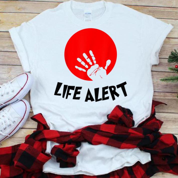 Hot Life Alert Family Group Friends Costumes shirt 7
