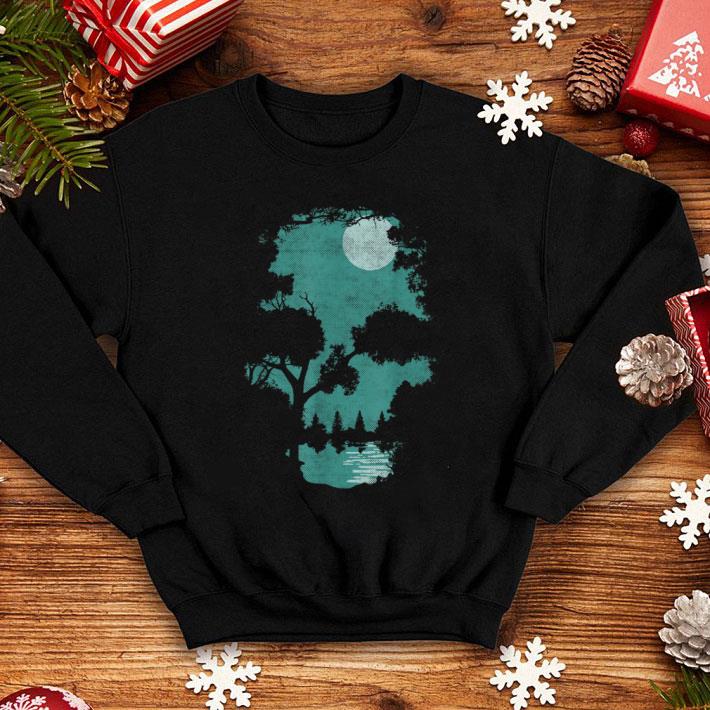 Premium Halloween Wilderness Skull illusion shirt 10 Premium Halloween Wilderness Skull illusion shirt