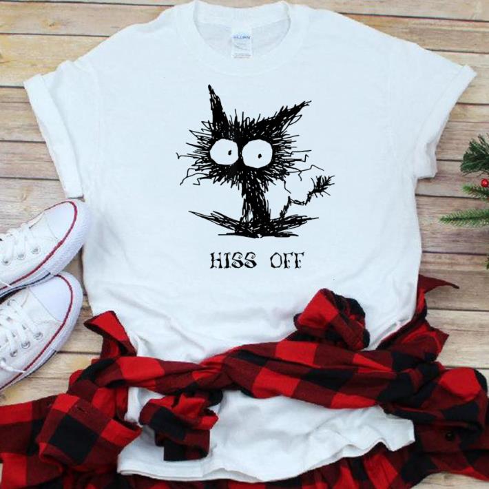 Top Hiss Off Funny Cat - Black Cat Funny Halloween shirt 7