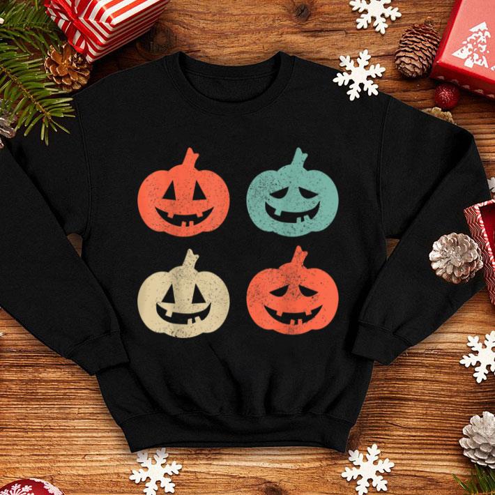 Original Vintage Pumpkins - Retro Funny Scary Lazy Halloween Costume shirt
