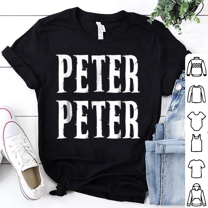 Hot Mens Halloween Couples Costume Peter Peter Pumpkin Eater shirt 7
