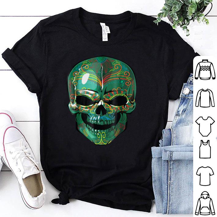 Top Dia de Los Muertos Sugar Skull Scary Mask Halloween shirt 6