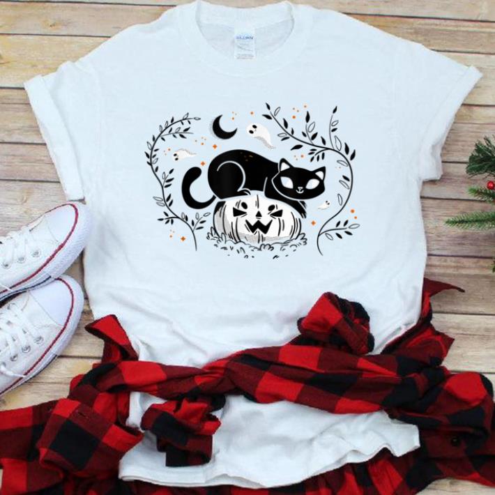Hot Halloween Costume Cat Pumpkin shirt 6