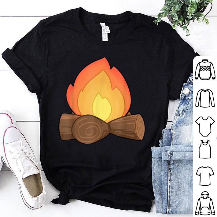 Hot Fire Smores and Firefighter Group Halloween Costume shirt 7