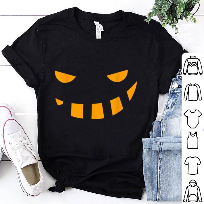 Awesome Jack O'Lantern Smiling Face Pumpkin Halloween Creepy shirt 7